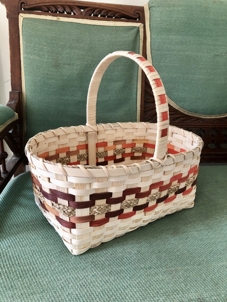 Large Harvest Basket Weaving Class Hallockville Museum Farm